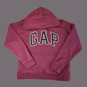 GAP Kids Hoodie Size XXL (14-16) Youth Pullover Hooded Sweatshirt Maroon